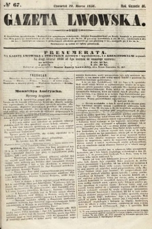 Gazeta Lwowska. 1856, nr 67