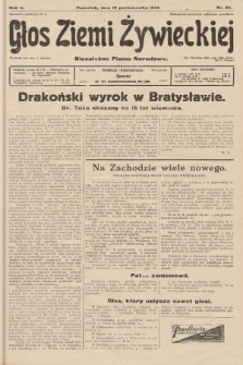 Głos Ziemi Żywieckiej : niezależne pismo narodowe. 1929, nr 94