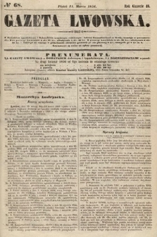 Gazeta Lwowska. 1856, nr 68
