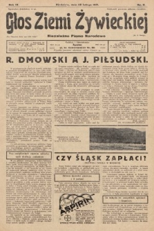 Głos Ziemi Żywieckiej : niezależne pismo narodowe. 1931, nr 11