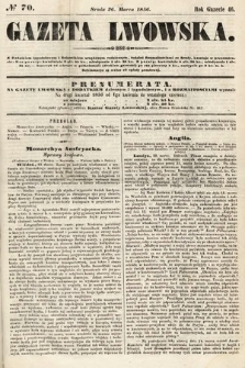 Gazeta Lwowska. 1856, nr 70