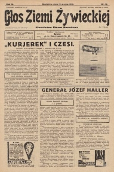 Głos Ziemi Żywieckiej : niezależne pismo narodowe. 1931, nr 14