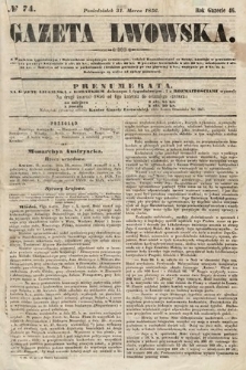 Gazeta Lwowska. 1856, nr 74