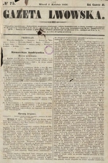 Gazeta Lwowska. 1856, nr 75