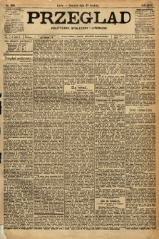 Przegląd polityczny, społeczny i literacki. 1898, nr 296