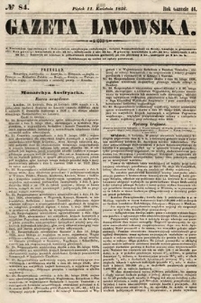 Gazeta Lwowska. 1856, nr 84