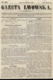 Gazeta Lwowska. 1856, nr 90