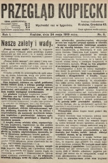 Przegląd Kupiecki. 1919, nr 5