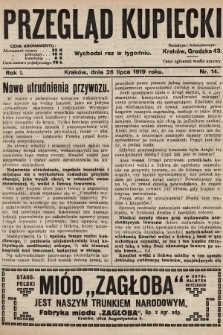 Przegląd Kupiecki. 1919, nr 14