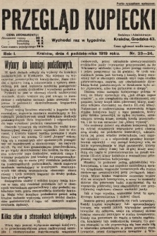 Przegląd Kupiecki. 1919, nr 23