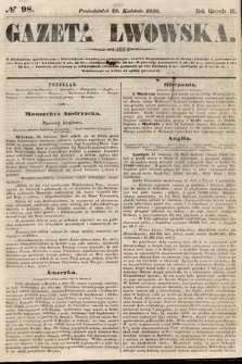 Gazeta Lwowska. 1856, nr 98