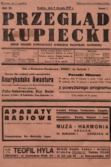 Przegląd Kupiecki : organ Związku Stowarzyszeń Kupieckich Małopolski Zachodniej. 1937, nr  1