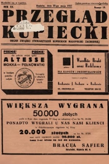 Przegląd Kupiecki : organ Związku Stowarzyszeń Kupieckich Małopolski Zachodniej. 1937, nr  19