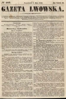 Gazeta Lwowska. 1856, nr 103