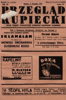 Przegląd Kupiecki : organ Związku Stowarzyszeń Kupieckich Małopolski Zachodniej. 1937, nr  39