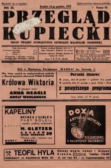 Przegląd Kupiecki : organ Związku Stowarzyszeń Kupieckich Małopolski Zachodniej. 1937, nr  44
