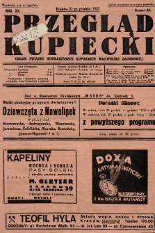 Przegląd Kupiecki : organ Związku Stowarzyszeń Kupieckich Małopolski Zachodniej. 1937, nr  45
