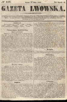 Gazeta Lwowska. 1856, nr 113