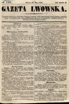 Gazeta Lwowska. 1856, nr 115