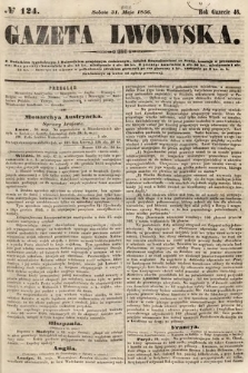 Gazeta Lwowska. 1856, nr 124