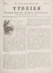 Tydzień : dodatek literacki „Kurjera Lwowskiego”. 1894, nr 5