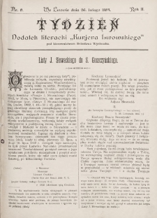 Tydzień : dodatek literacki „Kurjera Lwowskiego”. 1894, nr 9