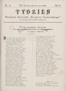 Tydzień : dodatek literacki „Kurjera Lwowskiego”. 1894, nr 29