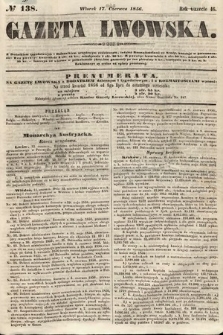Gazeta Lwowska. 1856, nr 138