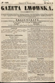 Gazeta Lwowska. 1856, nr 146
