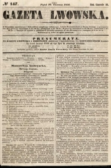 Gazeta Lwowska. 1856, nr 147
