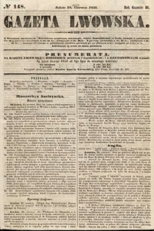 Gazeta Lwowska. 1856, nr 148