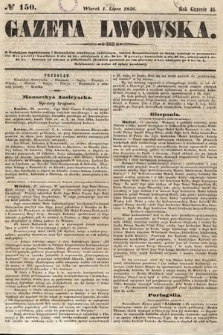 Gazeta Lwowska. 1856, nr 150