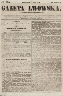 Gazeta Lwowska. 1856, nr 155