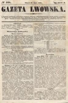 Gazeta Lwowska. 1856, nr 168