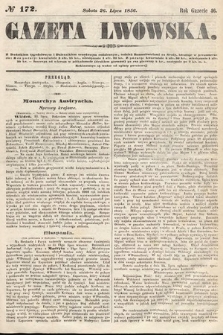 Gazeta Lwowska. 1856, nr 172