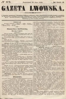 Gazeta Lwowska. 1856, nr 173