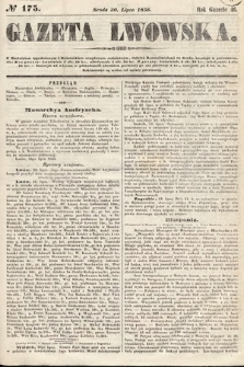 Gazeta Lwowska. 1856, nr 175