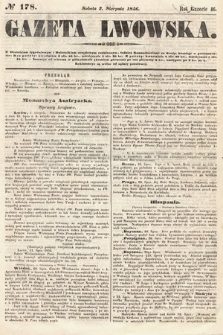 Gazeta Lwowska. 1856, nr 178