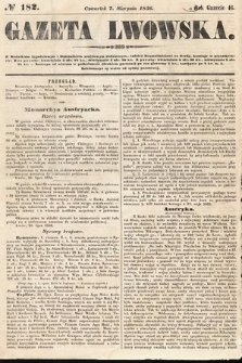 Gazeta Lwowska. 1856, nr 182