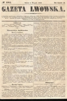 Gazeta Lwowska. 1856, nr 184