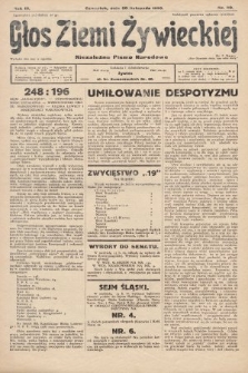 Głos Ziemi Żywieckiej : tygodnik społeczno-narodowy. 1930, nr 90