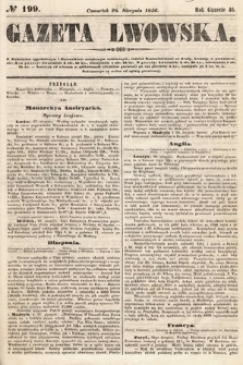 Gazeta Lwowska. 1856, nr 199