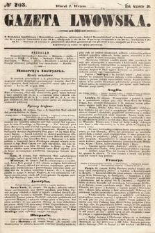 Gazeta Lwowska. 1856, nr 203