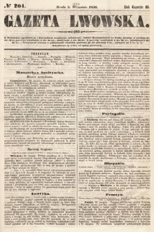 Gazeta Lwowska. 1856, nr 204