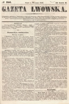 Gazeta Lwowska. 1856, nr 206