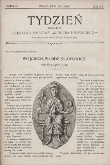 Tydzień : dodatek literacko-naukowy „Kurjera Lwowskiego”. 1905, nr 30