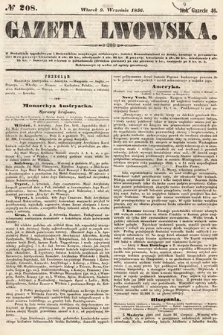 Gazeta Lwowska. 1856, nr 208