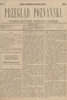 Przegląd Poznański : tygodnik polityczny, społeczny i literacki. 1894, nr 12