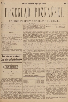 Przegląd Poznański : tygodnik polityczny, społeczny i literacki. 1894, nr 15