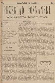 Przegląd Poznański : tygodnik polityczny, społeczny i literacki. 1894, nr 18